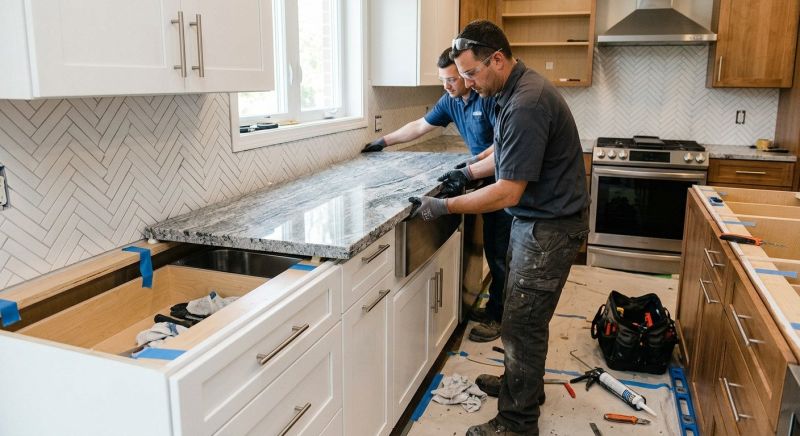 Granite Installation in Lake County, IL
